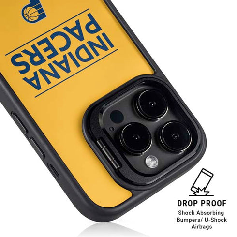 NBA Indiana Pacers Standard - Yellow iPhone 13 Pro Max Kickstand Case