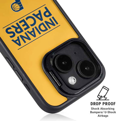 NBA Indiana Pacers Standard - Yellow iPhone 14 Plus Kickstand Case