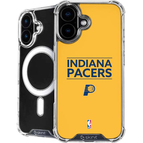 NBA Indiana Pacers Standard - Yellow iPhone 16 MagSafe Case