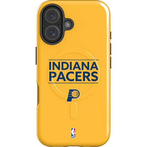 NBA Indiana Pacers Standard - Yellow iPhone 16 Magsafe Impact Case