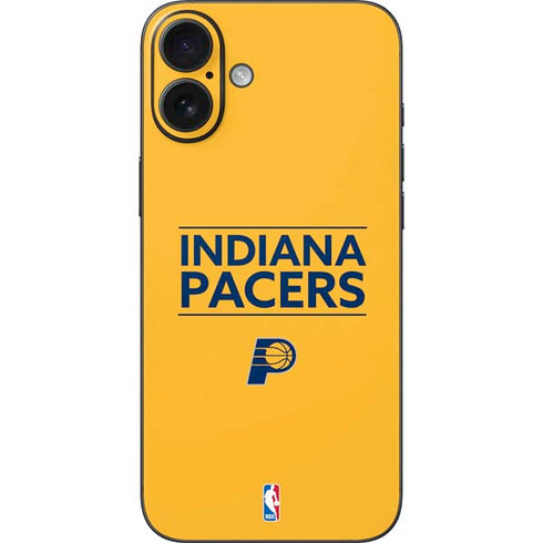 NBA Indiana Pacers Standard - Yellow iPhone 16 Plus Skin