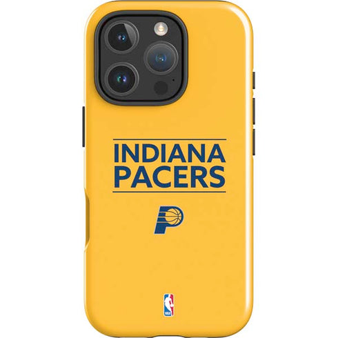 NBA Indiana Pacers Standard - Yellow iPhone 16 Pro Impact Case