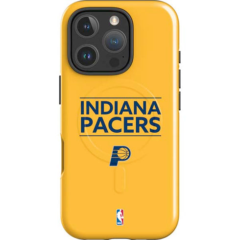 NBA Indiana Pacers Standard - Yellow iPhone 16 Pro Magsafe Impact Case