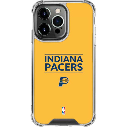 NBA Indiana Pacers Standard - Yellow iPhone 16 Pro Max Clear Case