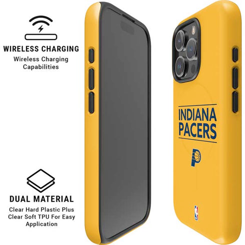 NBA Indiana Pacers Standard - Yellow iPhone 16 Pro Max Magsafe Impact Case