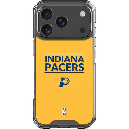 NBA Indiana Pacers Standard - Yellow iPhone 18 Pro Clear Case