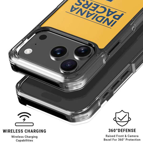 NBA Indiana Pacers Standard - Yellow iPhone 18 Pro Clear Case