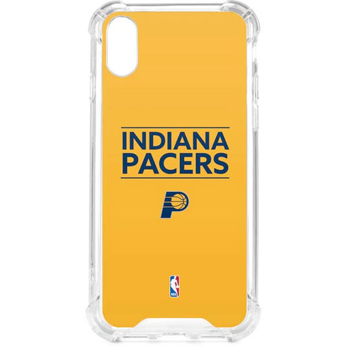 NBA Indiana Pacers Standard - Yellow iPhone XS Clear Case