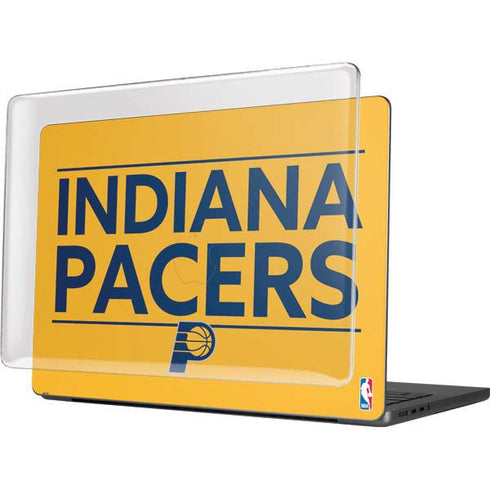 NBA Indiana Pacers Standard - Yellow MacBook Pro 14in (2021-24) Case plus Skin