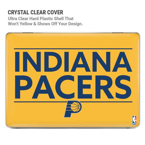 NBA Indiana Pacers Standard - Yellow MacBook Pro 14in (2021-24) Case plus Skin