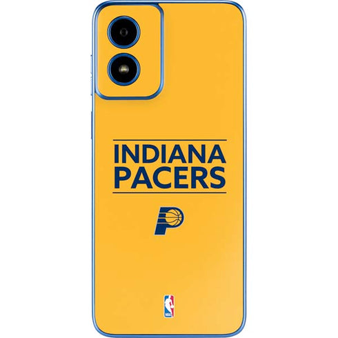 NBA Indiana Pacers Standard - Yellow Moto G Play 4G (2024) Skin