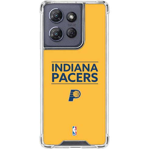 NBA Indiana Pacers Standard - Yellow Moto G Power 5G (2025) Clear Case