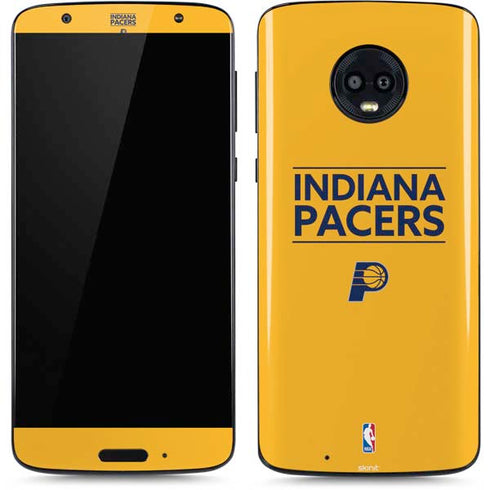 NBA Indiana Pacers Standard - Yellow Moto G6 Skin