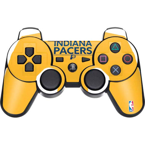 NBA Indiana Pacers Standard - Yellow PS3 Dual Shock wireless controller Skin