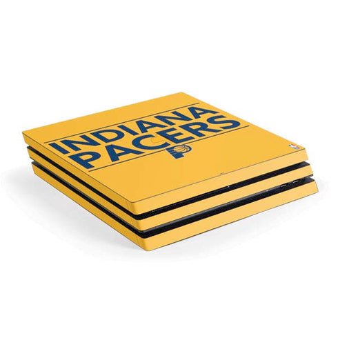 NBA Indiana Pacers Standard - Yellow PS4 Pro Console Skin