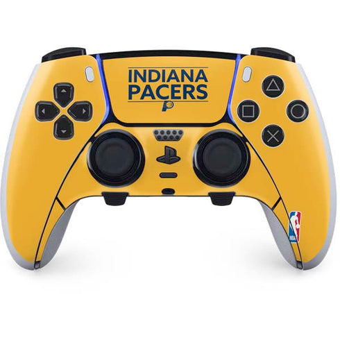 NBA Indiana Pacers Standard - Yellow PS5 DualSense Edge Pro Controller Skin