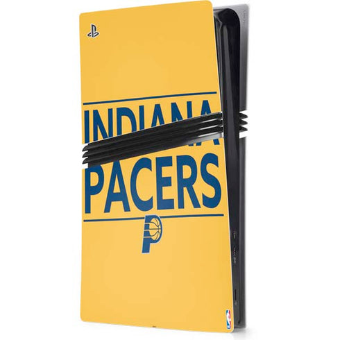 NBA Indiana Pacers Standard - Yellow PS5 Pro Console Skin