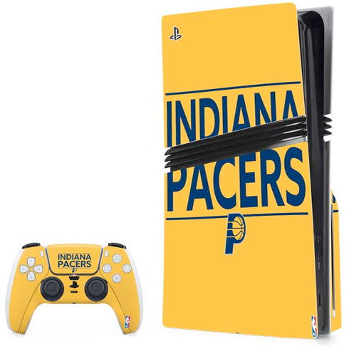 NBA Indiana Pacers Standard - Yellow PS5 Pro Disk Bundle Skin