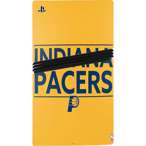 NBA Indiana Pacers Standard - Yellow PS5 Pro Disk Console Skin