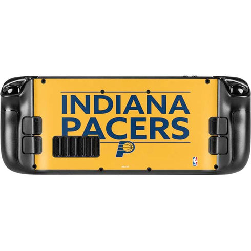 NBA Indiana Pacers Standard - Yellow Steam Deck Handheld Gaming Computer Skin