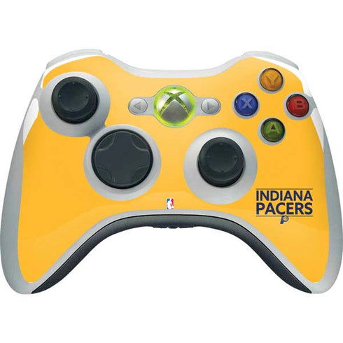 NBA Indiana Pacers Standard - Yellow Xbox 360 Wireless Controller Skin