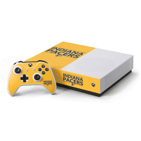 NBA Indiana Pacers Standard - Yellow Xbox One S All-Digital Edition Bundle Skin