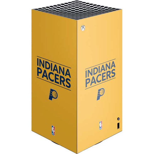 NBA Indiana Pacers Standard - Yellow XBox Series X Digital Edition Console Skin