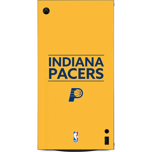 NBA Indiana Pacers Standard - Yellow XBox Series X Digital Edition Console Skin