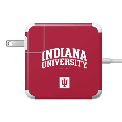Indiana University Hoosiers 85W Power Adapter (15 and 17 inch MacBook Pro Charger) Skin