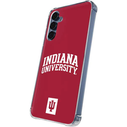 Indiana University Hoosiers Galaxy A35 5G Clear Case