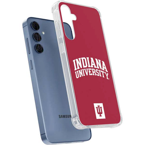 Indiana University Hoosiers Galaxy A55 5G Clear Case