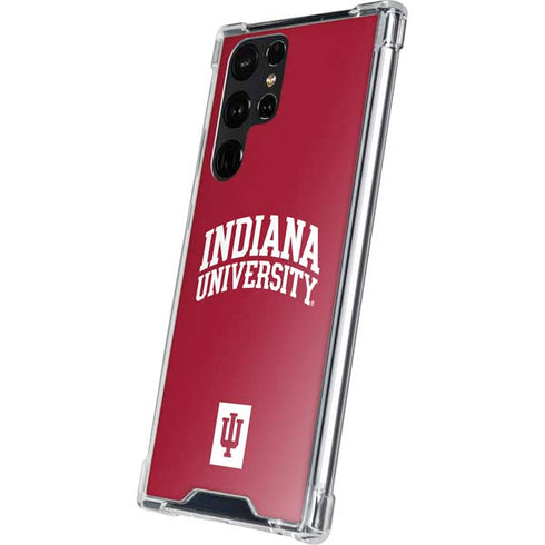 Indiana University Hoosiers Galaxy S23 Ultra Clear Case