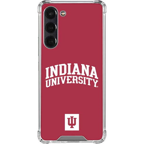 Indiana University Hoosiers Galaxy S24 FE Clear Case