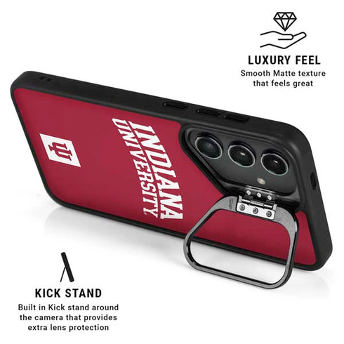 Indiana University Hoosiers Galaxy S24 Kickstand Case