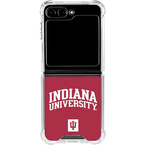 Indiana University Hoosiers Galaxy Z Flip6 Clear Case