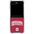 Indiana University Hoosiers Galaxy Z Flip6 Clear Case