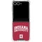 Indiana University Hoosiers Galaxy Z Flip7 Clear Case