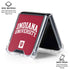 Indiana University Hoosiers Galaxy Z Flip7 Clear Case