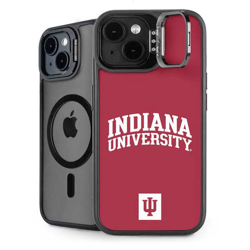 Indiana University Hoosiers iPhone 15 Kickstand Case