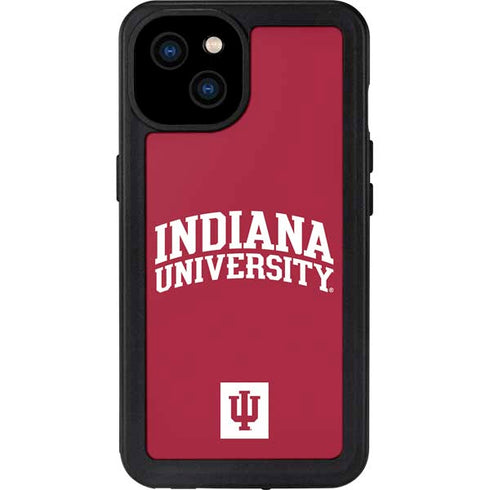 Indiana University Hoosiers iPhone 15 Plus Waterproof Case