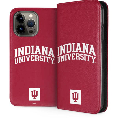 Indiana University Hoosiers iPhone 15 Pro Max Folio Case