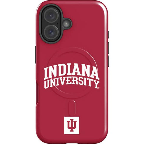 Indiana University Hoosiers iPhone 16 Magsafe Impact Case