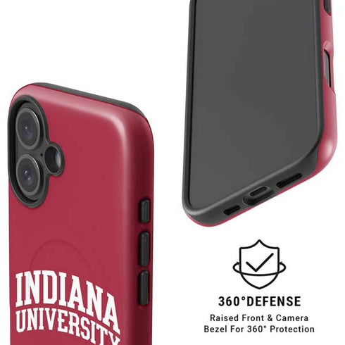 Indiana University Hoosiers iPhone 16 Magsafe Impact Case