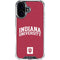 Indiana University Hoosiers iPhone 16 Plus Clear Case