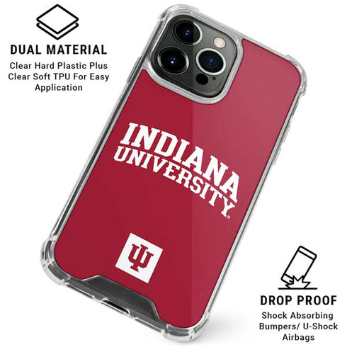 Indiana University Hoosiers iPhone 16 Pro Clear Case