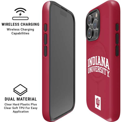 Indiana University Hoosiers iPhone 16 Pro Max Magsafe Impact Case