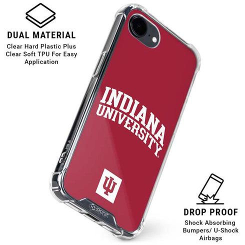 Indiana University Hoosiers iPhone 16e Clear Case