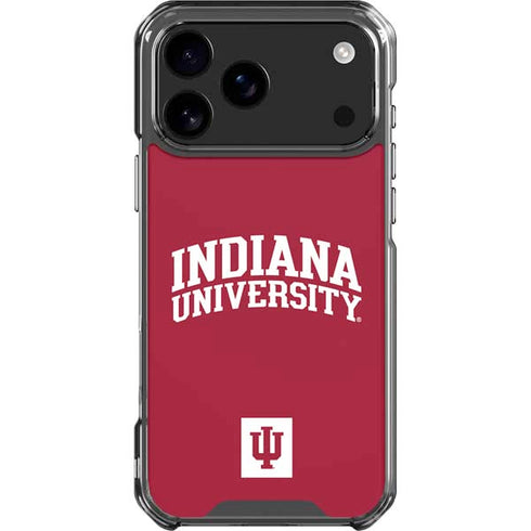 Indiana University Hoosiers iPhone 17 Pro Max Clear Case