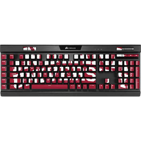 Indiana University Hoosiers K95 RGB PLATINUM Mechanical Gaming Keyboard Skin