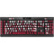Indiana University Hoosiers K95 RGB PLATINUM Mechanical Gaming Keyboard Skin